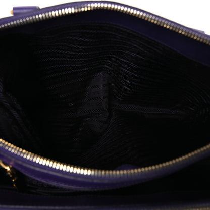 Prada Saffiano Medium Galleria Double Zip Tote Viola 6 of 13