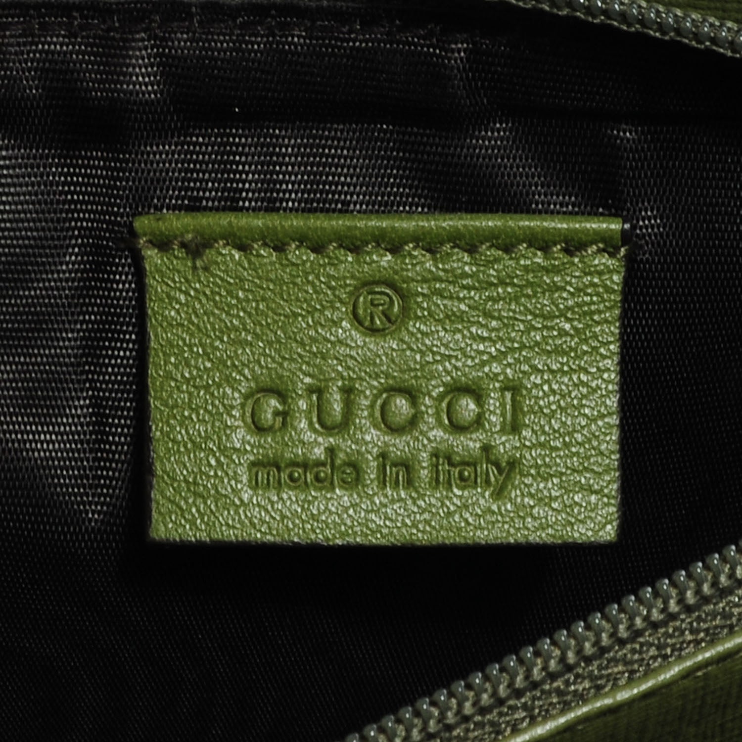 Gucci GG Supreme Monogram Nice Zip Around Wallet Green 7 of 8