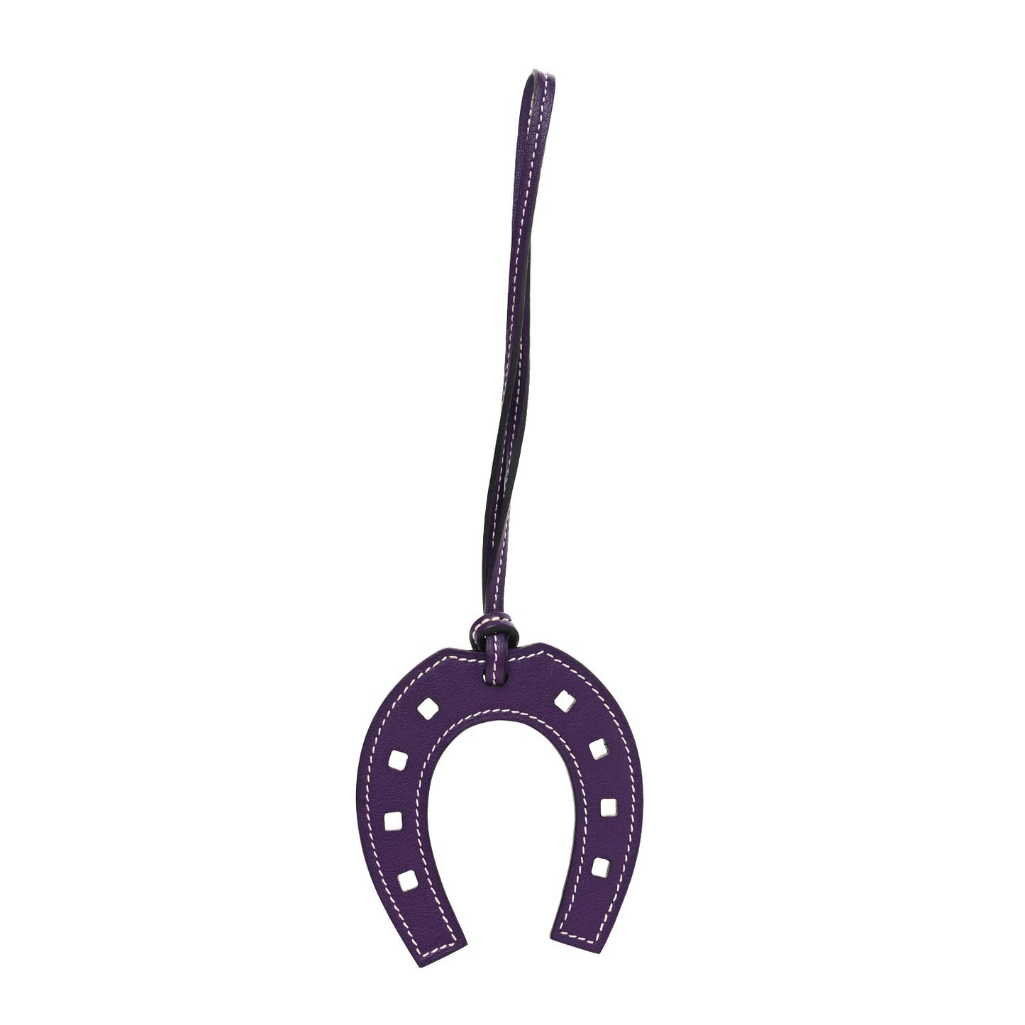 Swift Paddock Horseshoe Bag Charm Ultraviolet