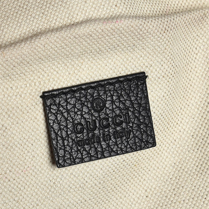 Gucci Grained Calfskin Logo Belt Bag Black 6 of 7