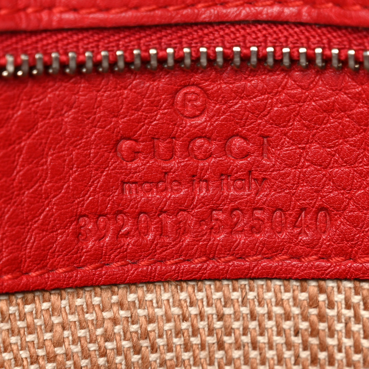 Gucci Cellarius Calfskin Small Bamboo Daily Top Handle Bag Hibiscus Red 6 of 9