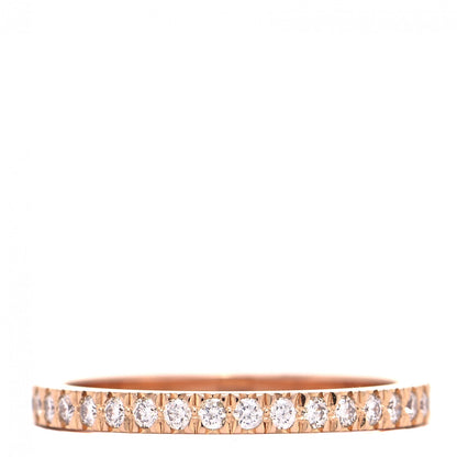 Tiffany 18K Rose Gold Diamond .36ctw Soleste Full Eternity Band Ring 52 6 1 of 4