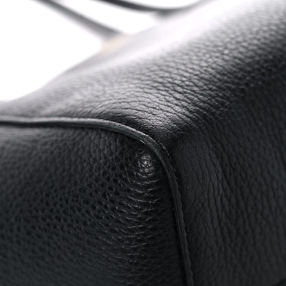 Gucci Pebbled Calfskin Small Swing Tote Black 7 of 23