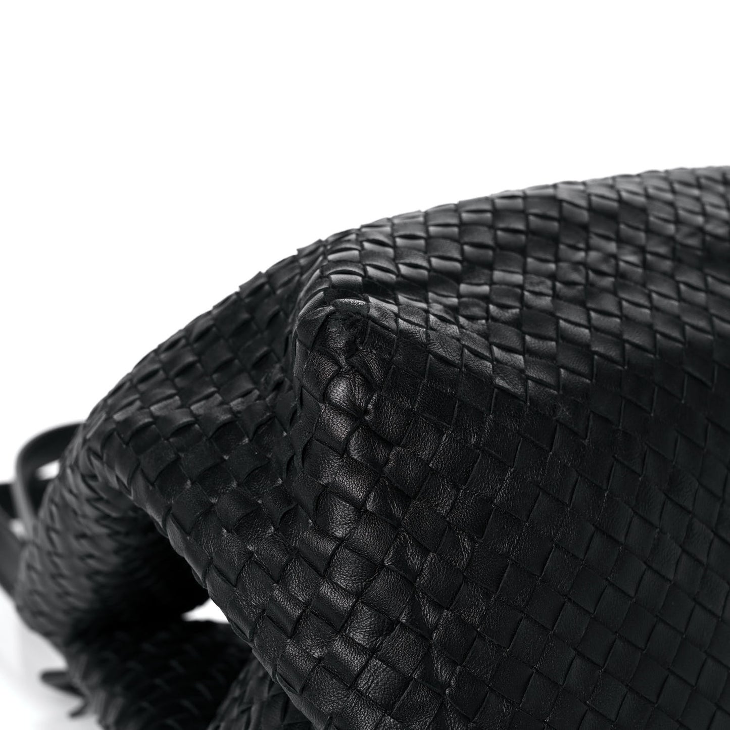 Nappa Intrecciato Large Cesta Tote Black