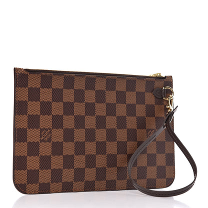 Louis Vuitton Damier Ebene Neverfull MM GM Pochette 3 of 8