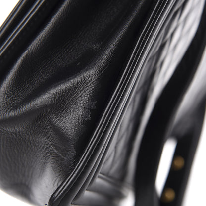 Chanel Lambskin Quilted New Medium Boy Flap Black 8 of 13