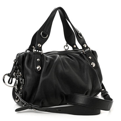 Gucci Calfskin Medium Icon Bit Boston Black 3 of 14