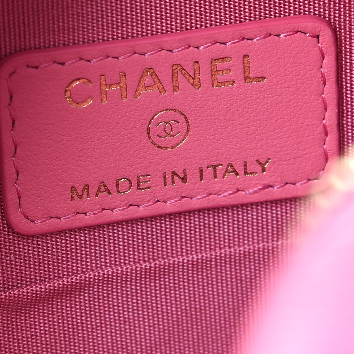 Chanel Caviar Quilted Gripoix CC Round Clutch With Chain Pink 6 of 9