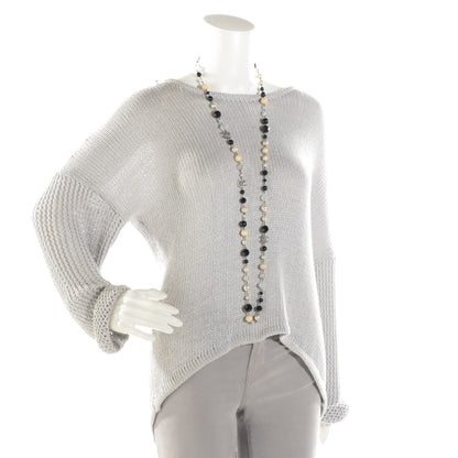 Chanel Pearl Crystal CC Beaded Long Necklace 2 of 6