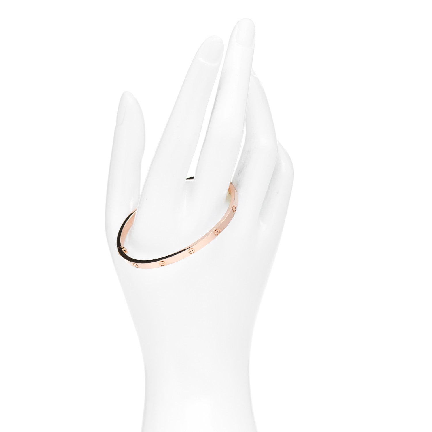 Cartier 18K Pink Gold Small LOVE Bracelet 16 2 of 4