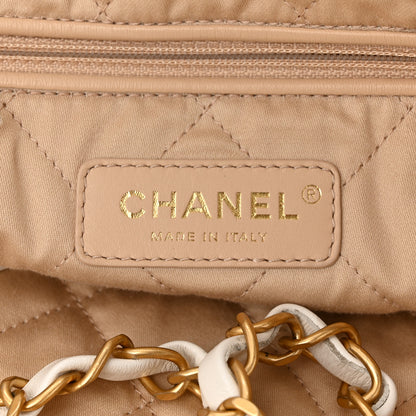 Chanel Shiny Calfskin Quilted Chanel 22 White 7 of 11