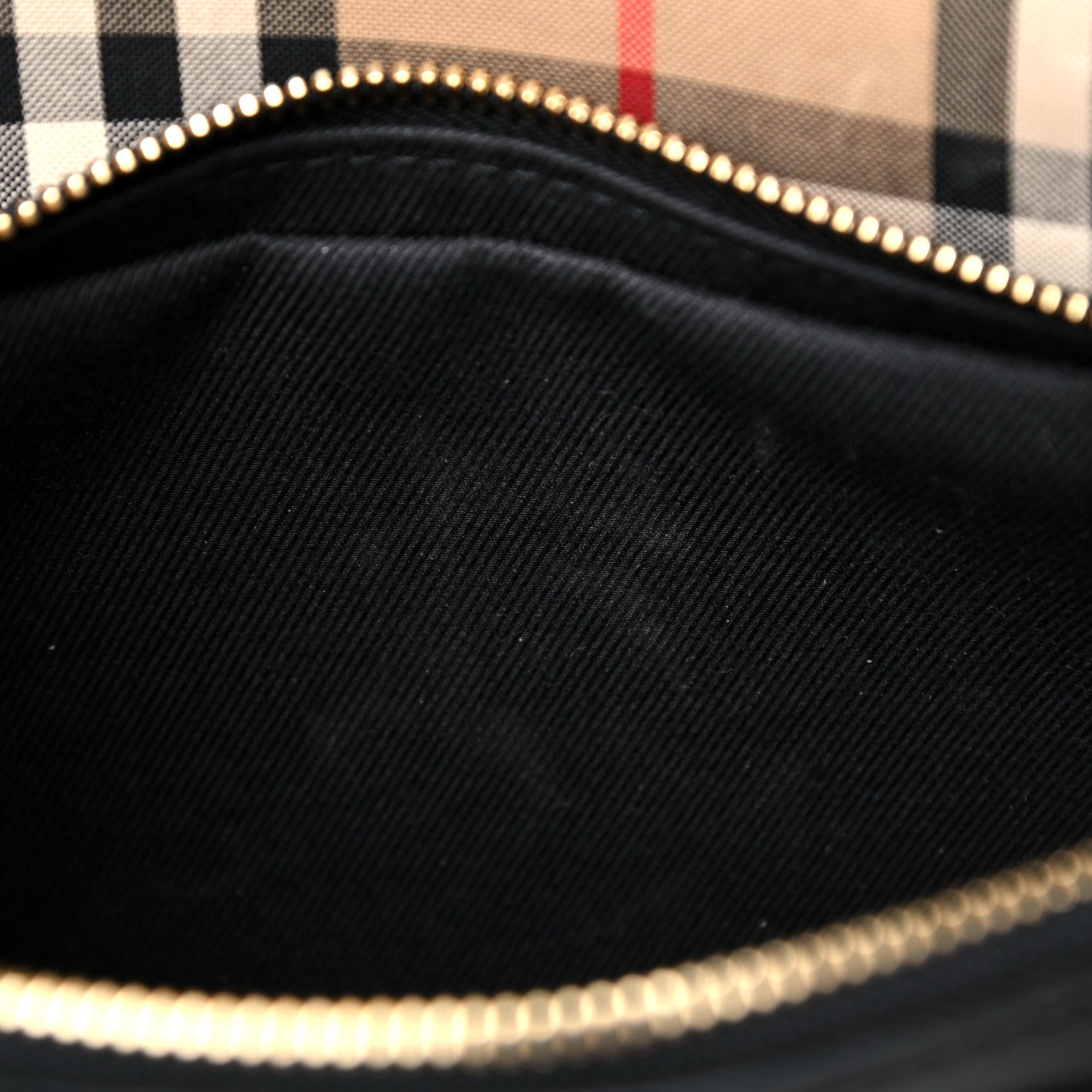 Burberry Calfskin Vintage Check Medium Camera Bag Archive Beige 13 of 14