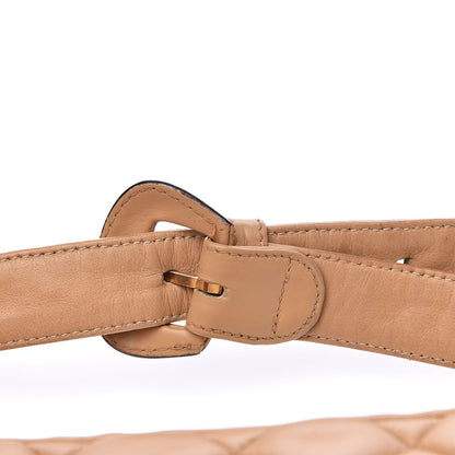 Chanel Lambskin Quilted Flap Waist Belt Bag 70 28 Beige 9 of 16
