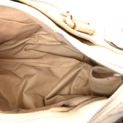 Chloe Calfskin Medium Paddington Satchel White 5 of 9