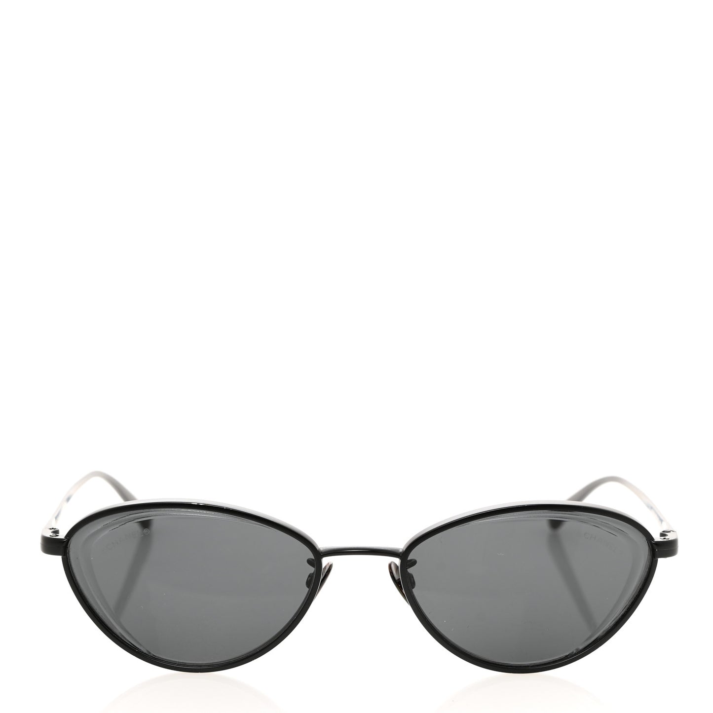 Metal Cat Eye Sunglasses 4255 Black