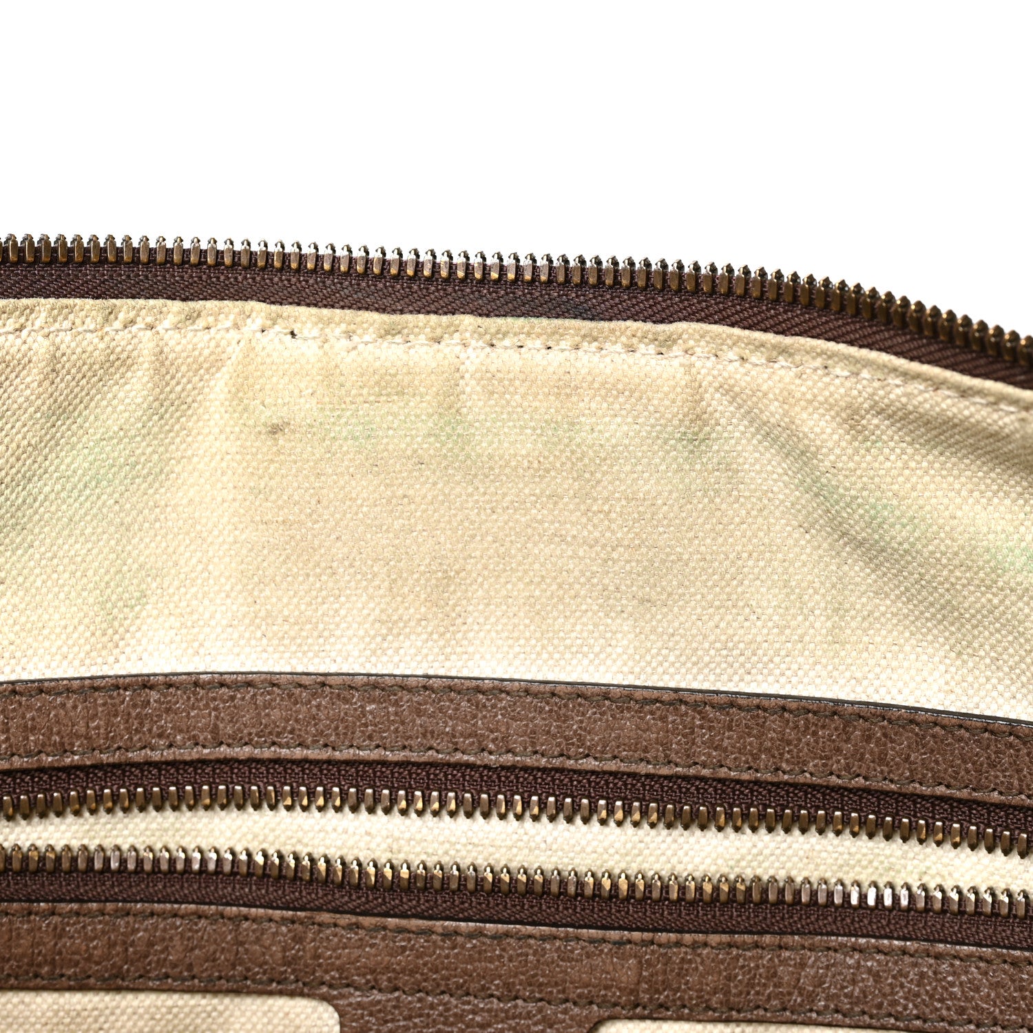 Gucci GG Supreme Monogram Web Ophidia Half Moon Hobo Brown 12 of 12