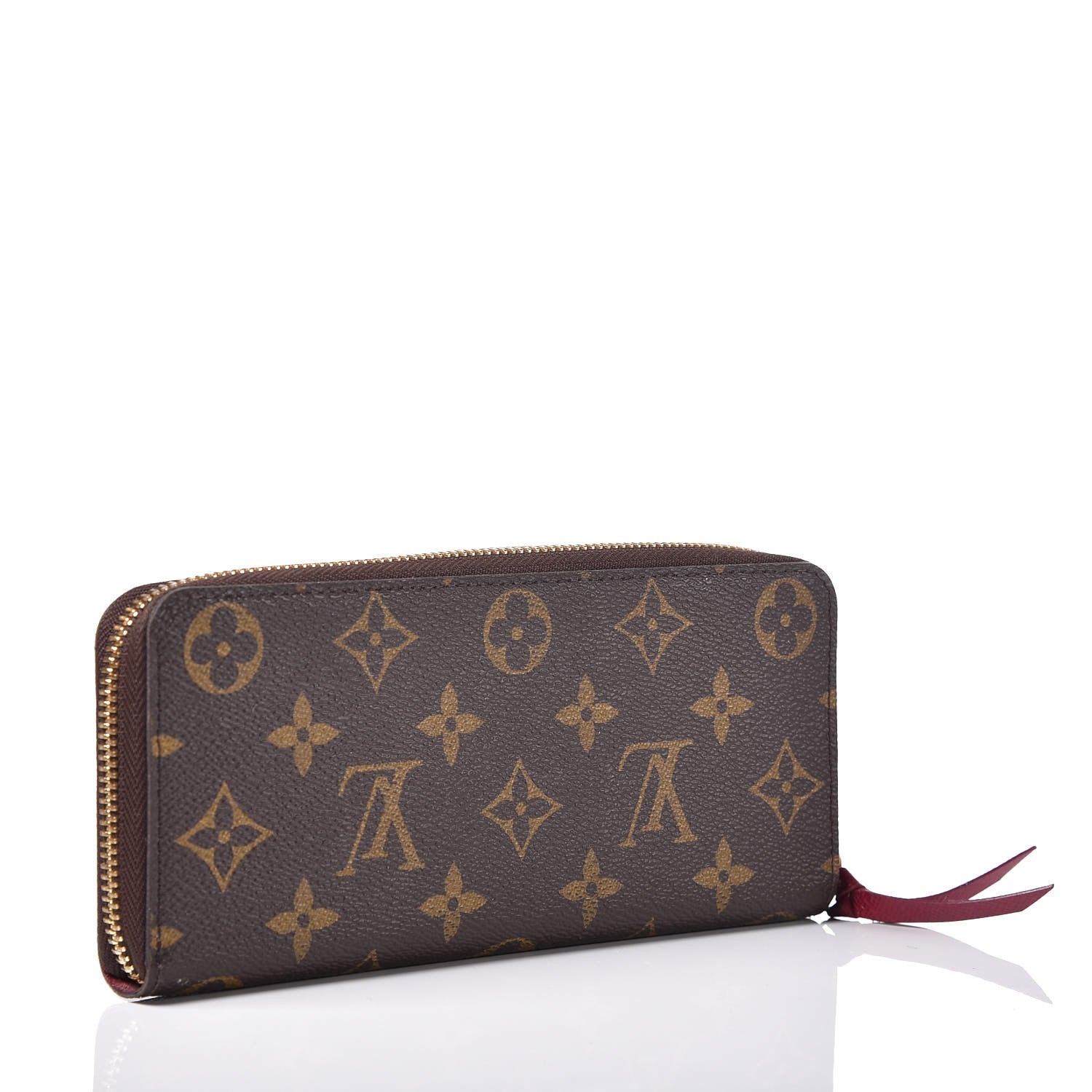 Louis Vuitton Monogram Clemence Wallet Fuchsia 3 of 7