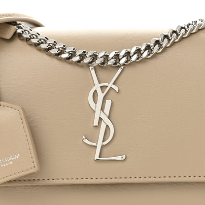 Saint Laurent Calfskin Medium Monogram Sunset Dark Beige 8 of 11