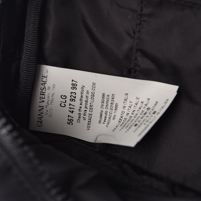 Versace Nylon Logo Two Tone Belt Bag Black 7 of 9