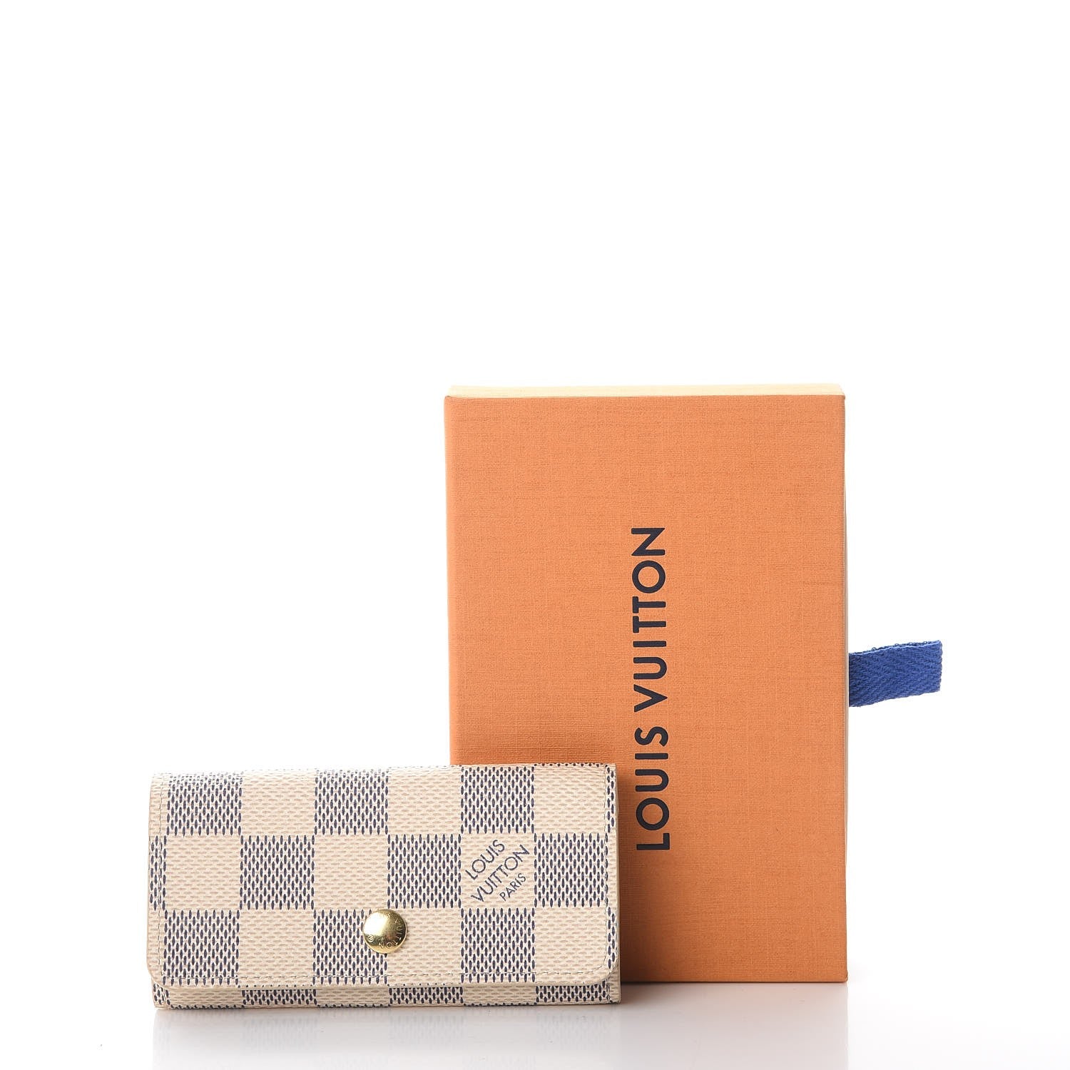 Louis Vuitton Damier Azur Multicles 4 Key Holder 8 of 8