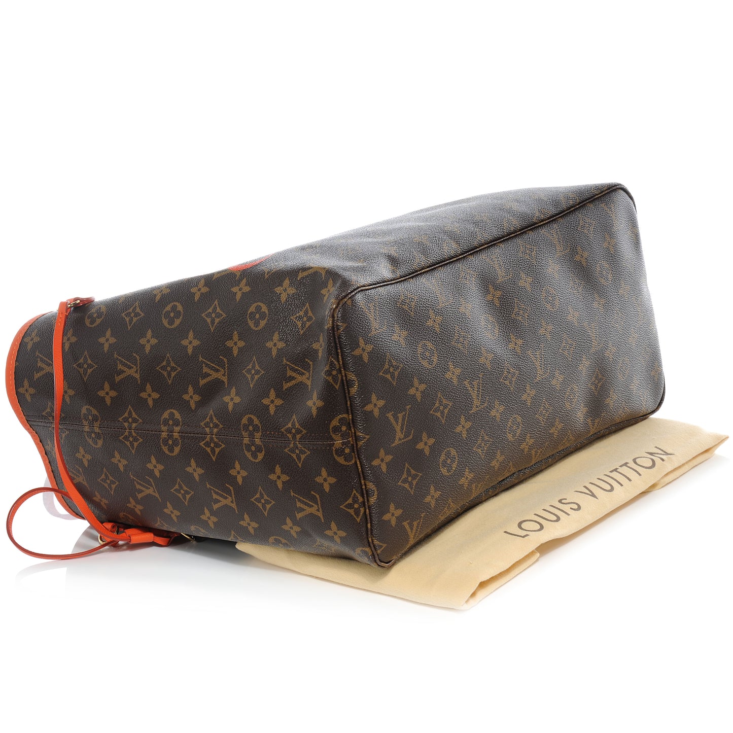 Monogram Articles de Voyage Ikat San Francisco LV Cup Neverfull GM Orange