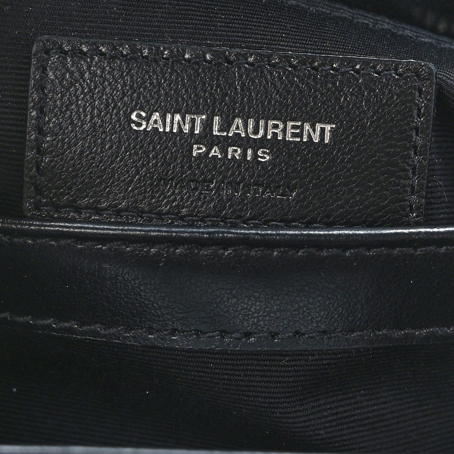 Calfskin Y Quilted Monogram Toy Loulou Crossbody Bag Black