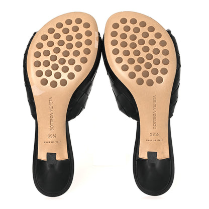 Bottega Veneta Nappa Intrecciato Blink Mule Sandals 39.5 Black 7 of 10