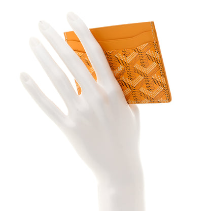 Goyard Goyardine Saint Sulpice Card Holder Yellow 2 of 7