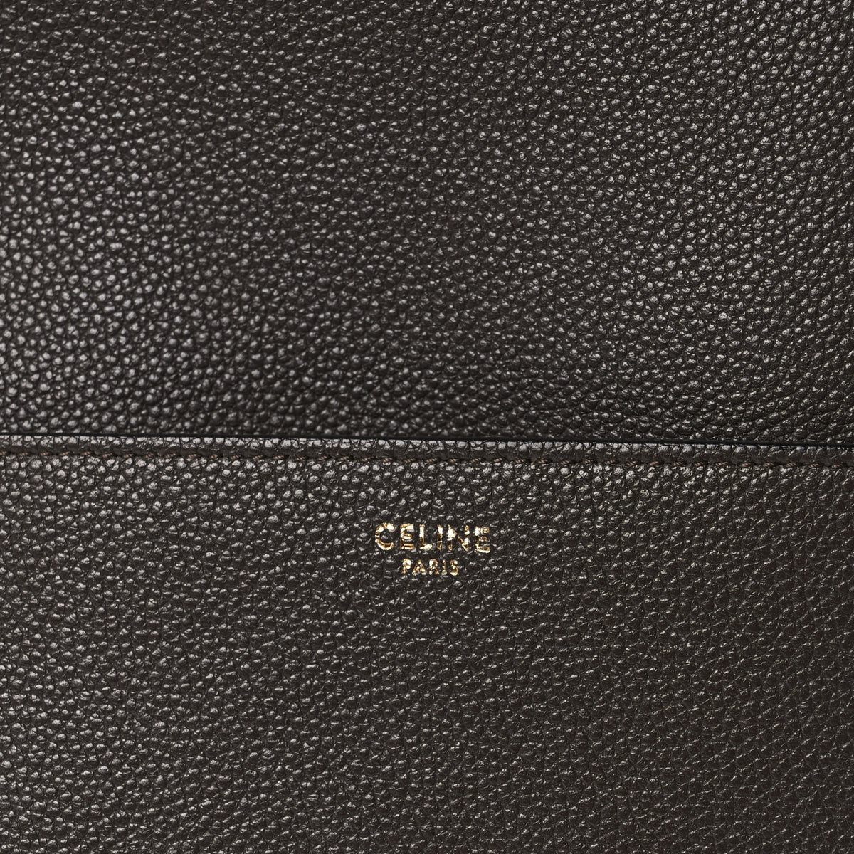 Soft Grained Calfskin Sangle Bucket Bag Ecorce