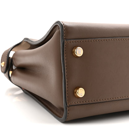 Fendi Vitello Tahiti Burro Bi-Color Medium Peekaboo Iconic Essentially Satchel Maya Camelia Confetto 9 of 10