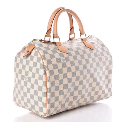 Louis Vuitton Damier Azur Speedy 30 3 of 9