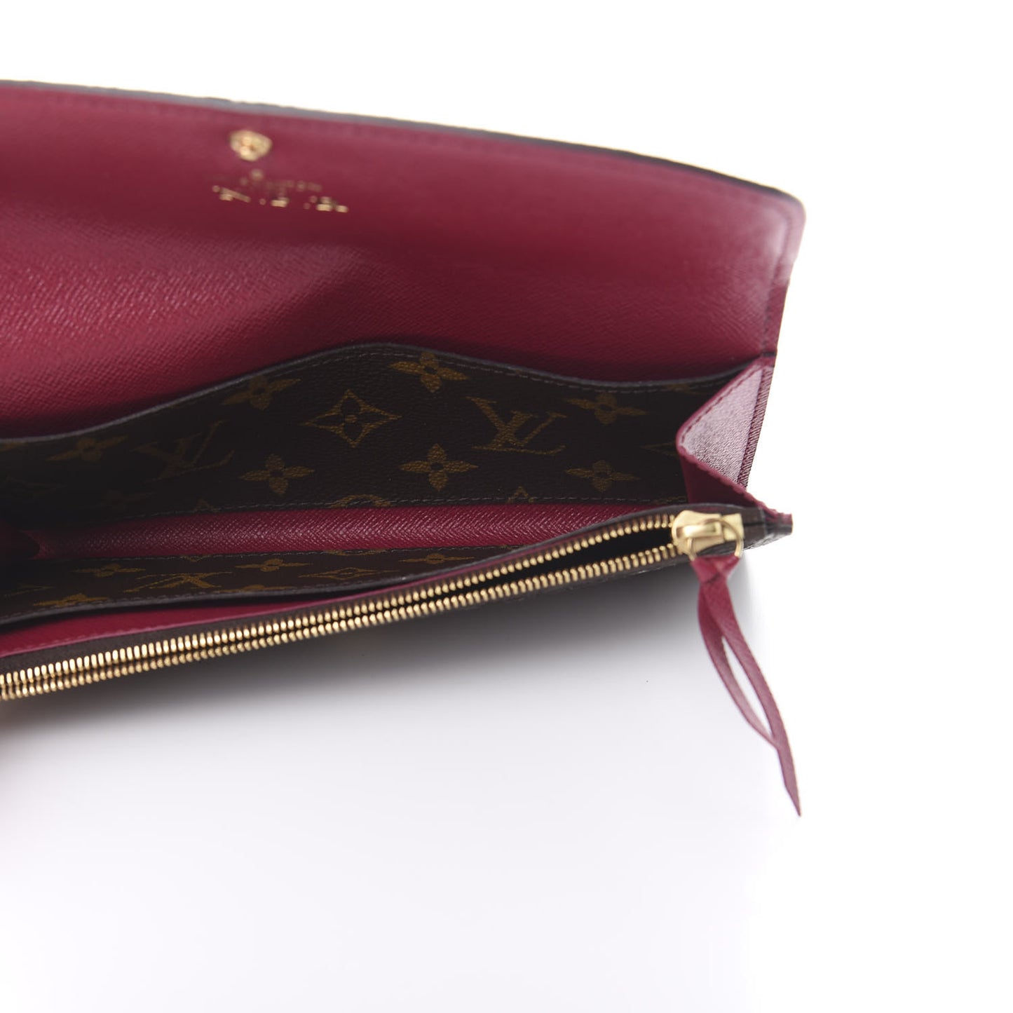 Monogram Emilie Wallet Fuchsia