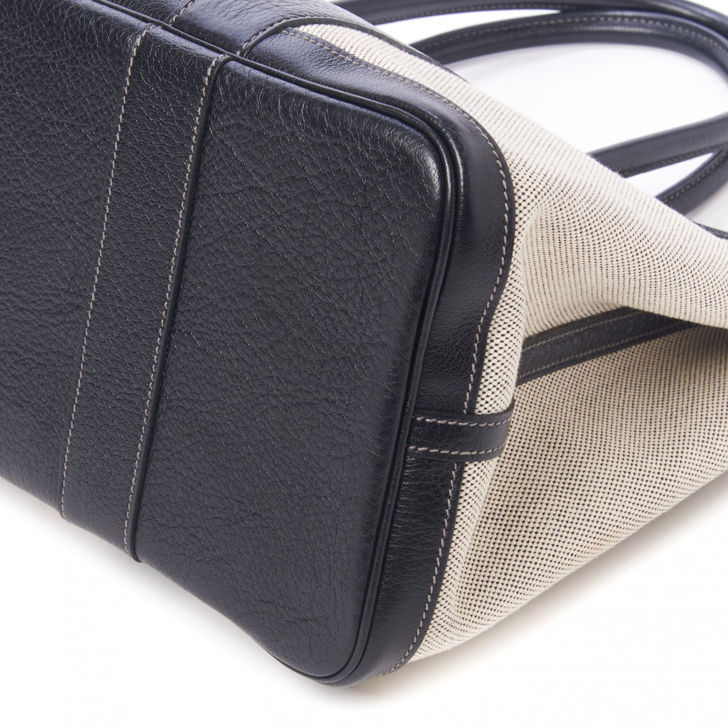 Hermes Toile Buffle Skipper Garden Party 36 MM Tote Black 5 of 9