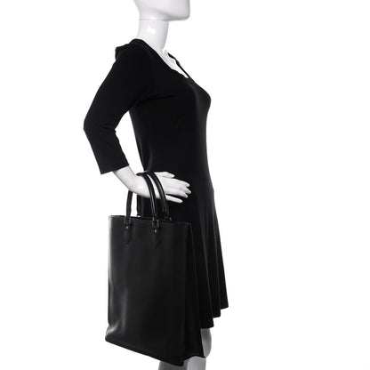 Louis Vuitton Epi Sac Plat GM Black 2 of 9