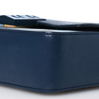 Givenchy x Chito Graffiti Effect Canvas Leather Small 4G Shoulder Bag Steel Blue 10 of 15