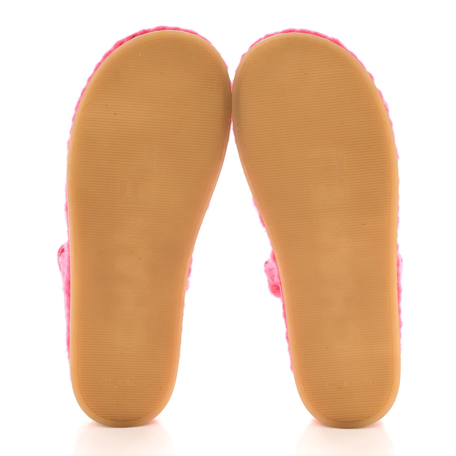Chanel Cord Lambskin Quilted Logo Sandals 38 Pink 5 of 8