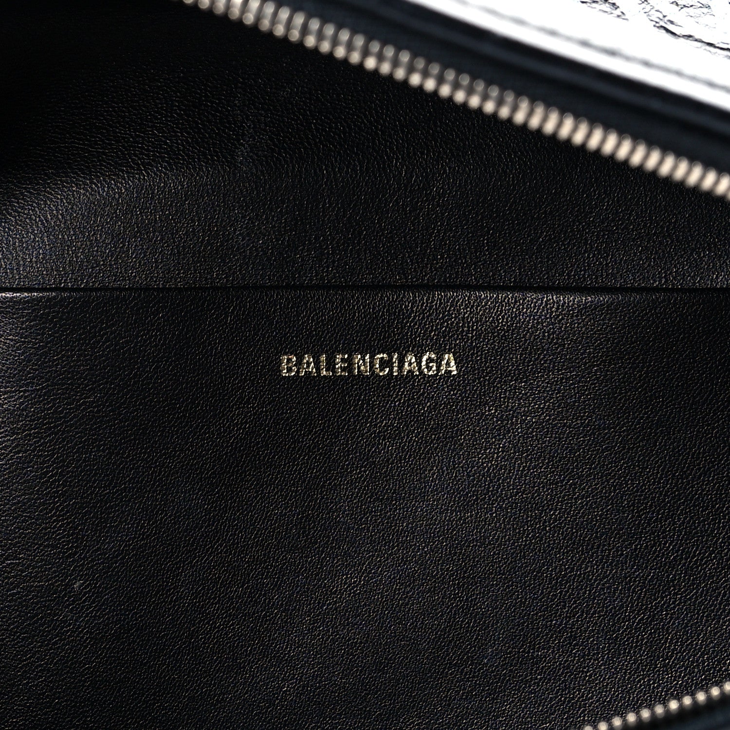 Balenciaga Agneau Arena Graffiti All Over XS Souvenir Belt Bag Black White 6 of 10