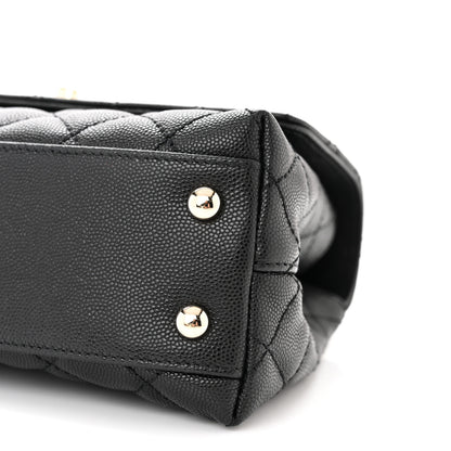 Chanel Caviar Quilted Mini Coco Handle Flap Black 10 of 10