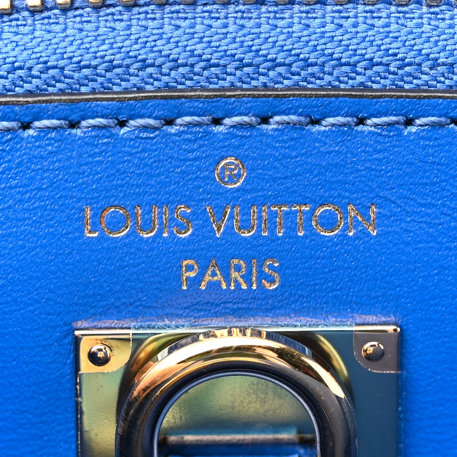 Louis Vuitton Calfskin City Steamer PM Blue 6 of 10