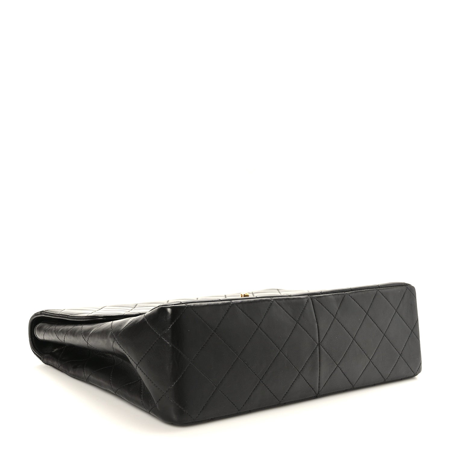Chanel Lambskin Quilted Jumbo Single Flap Black 4 of 9