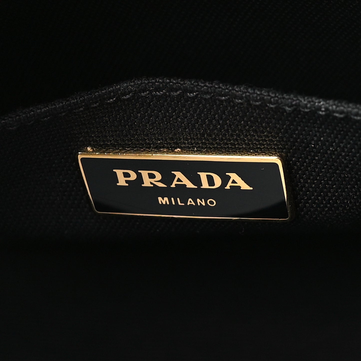 Canapa Small Logo Tote Black