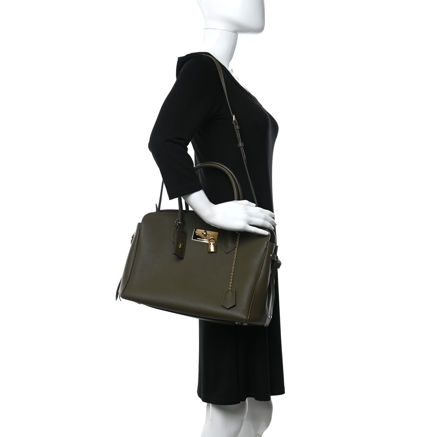 Louis Vuitton Veau Nuage Milla MM Laurier Green 2 of 9