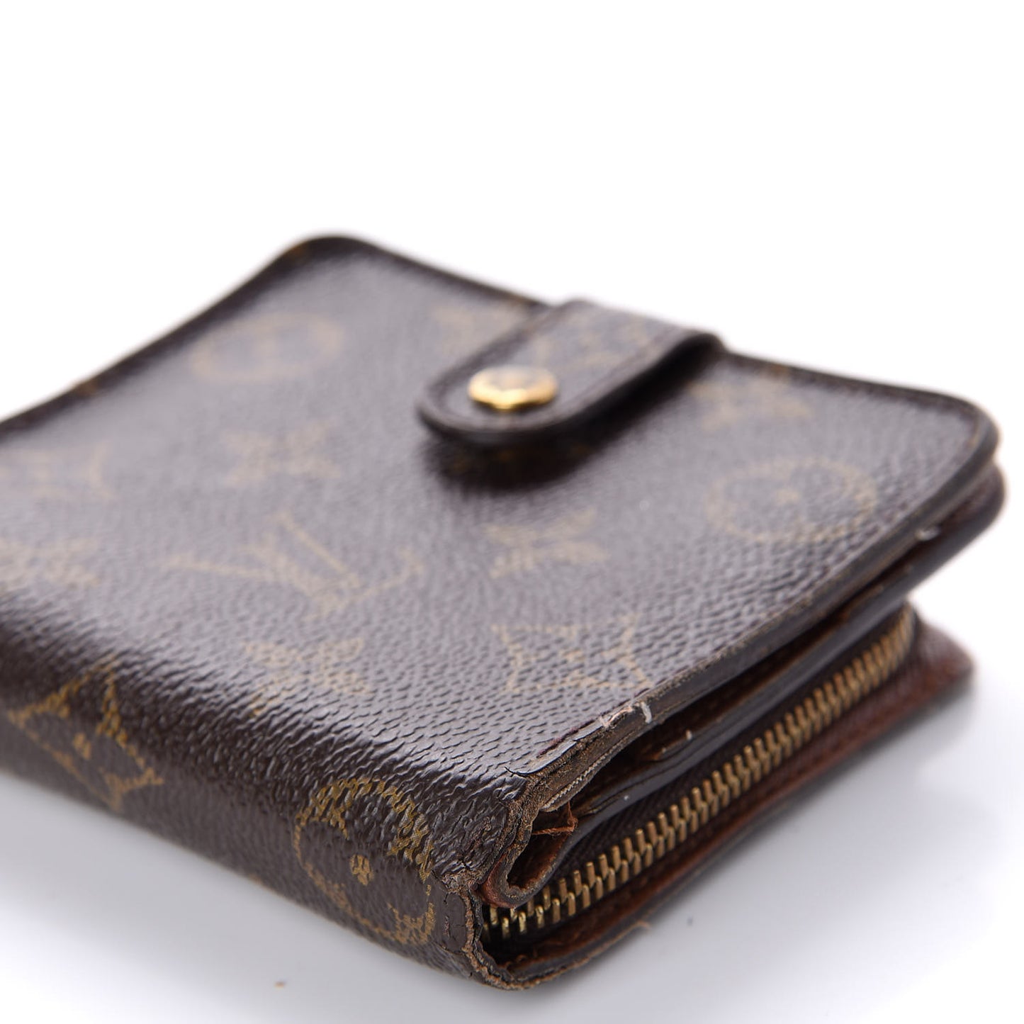 Monogram Compact Zippe Zipped Wallet