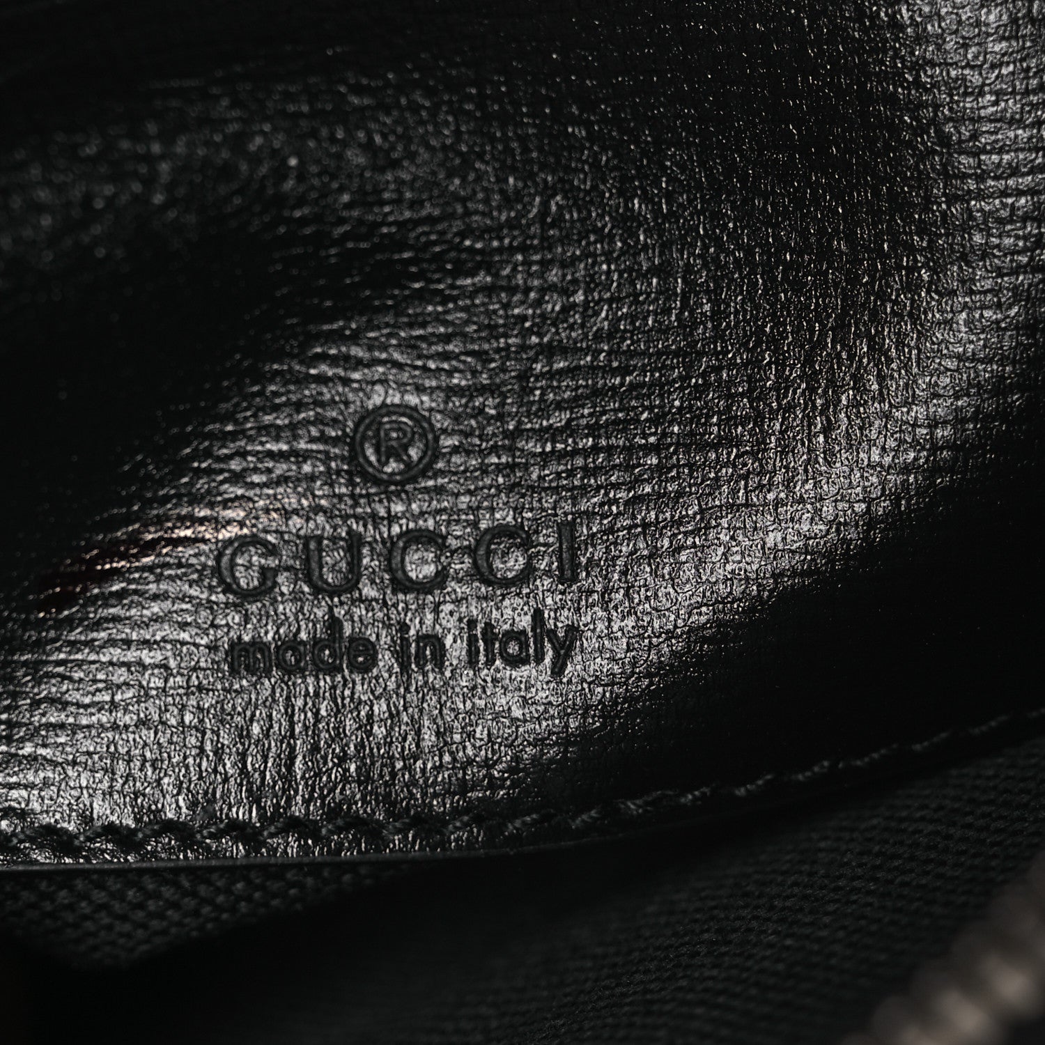 Gucci GG Supreme Monogram Azalea Calfskin Small Retro Interlocking G Wristlet Messenger Bag Black 6 of 12