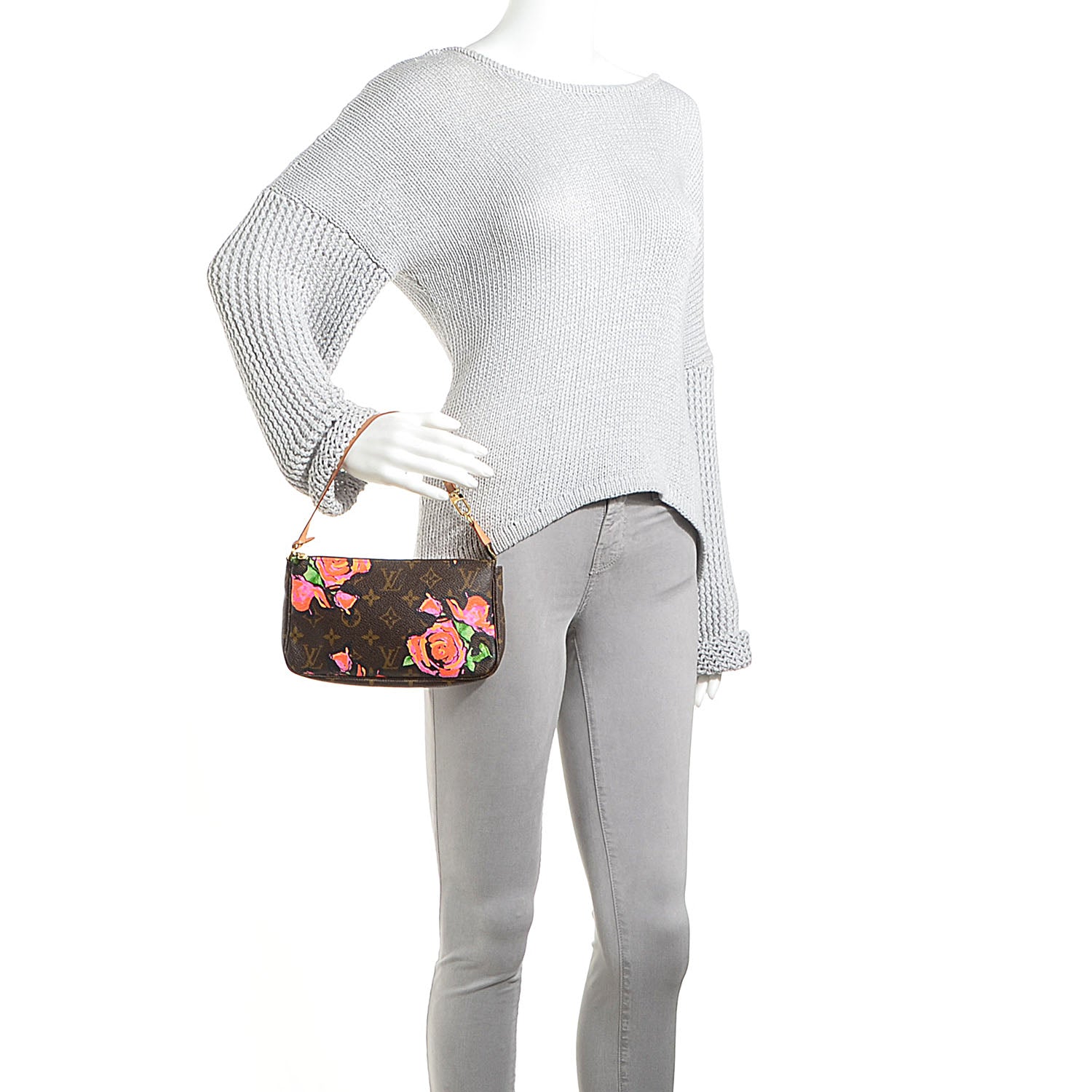 Louis Vuitton Monogram Roses Pochette Accessories 2 of 7