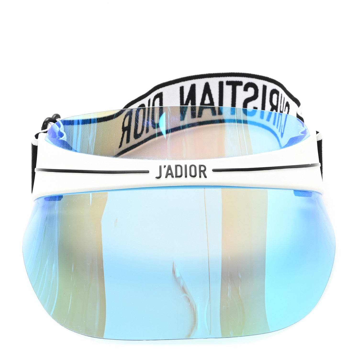 Christian Dior Mirrored DiorClub1 Sun Visor Blue 3 of 8