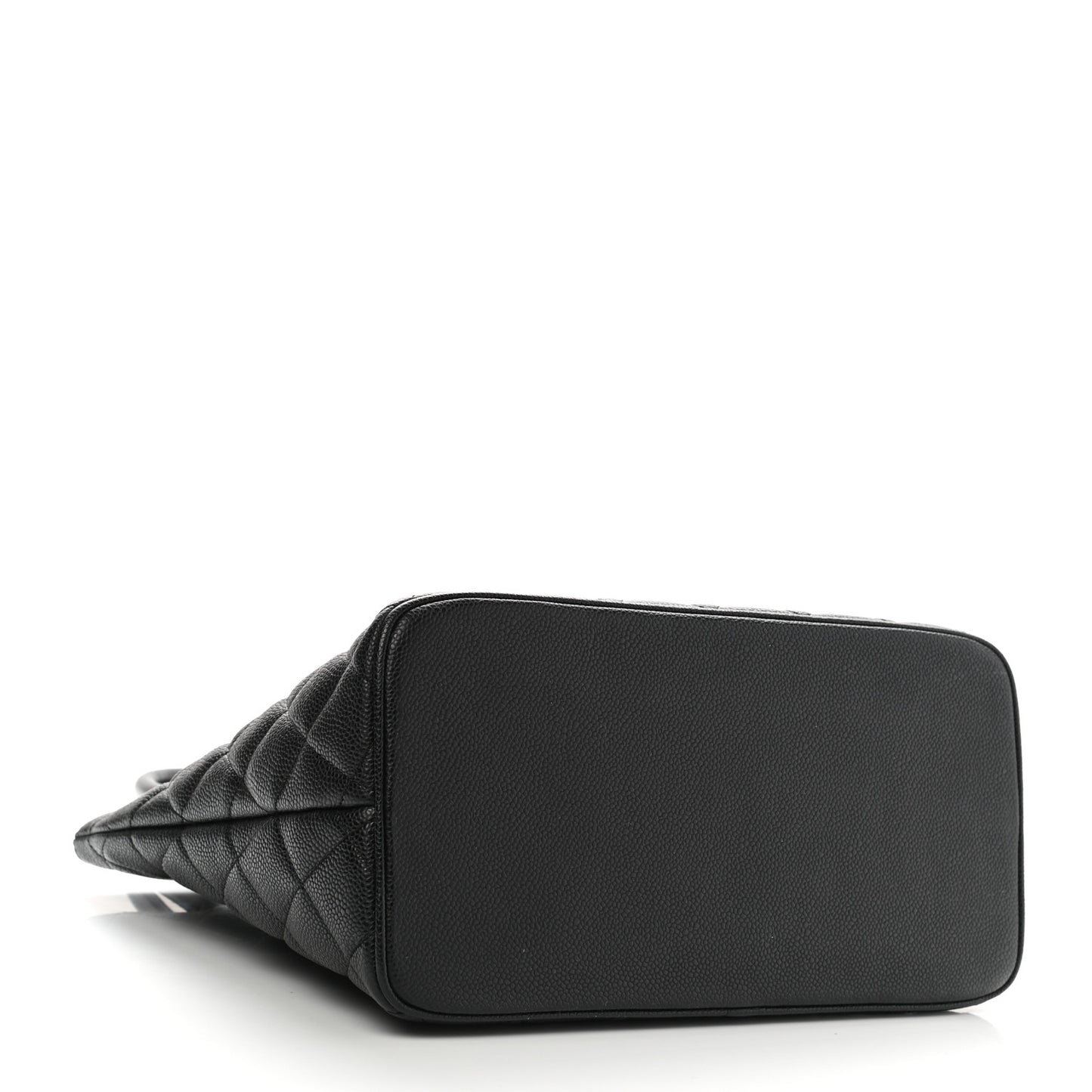 Caviar Quilted Medallion Tote Black