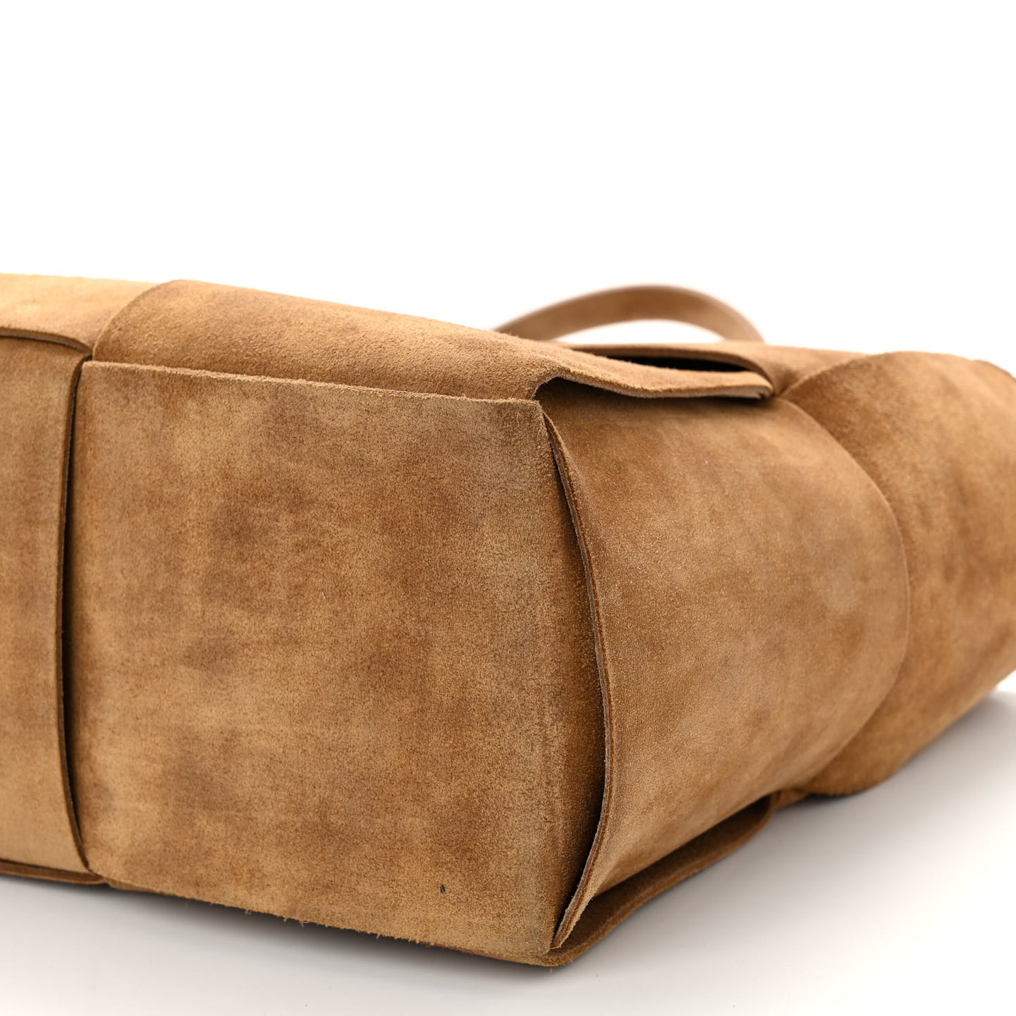 Suede Maxi Intrecciato Small Arco Tote