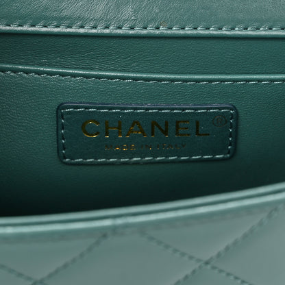 Chanel Calfskin Quilted Perfect Fit Flap Green 5 of 11