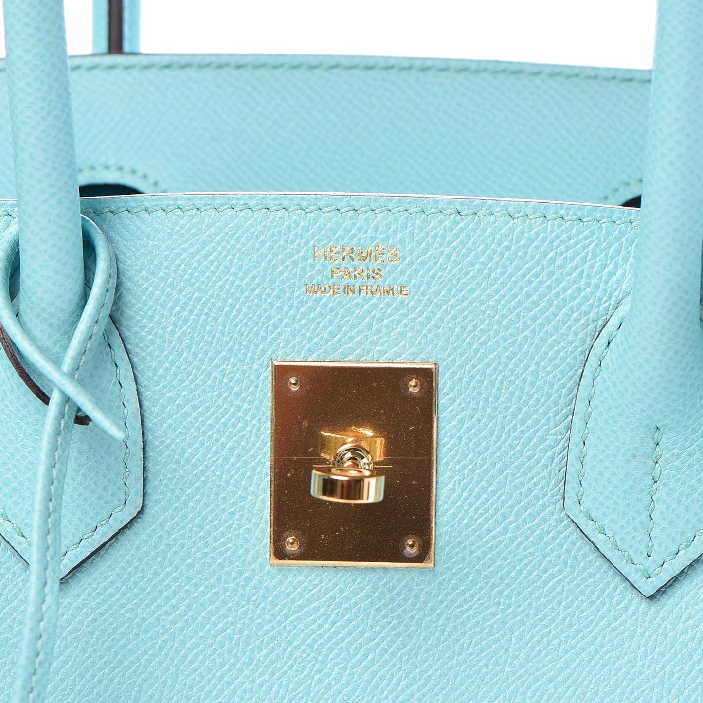 Epsom Birkin 30 Bleu Atoll